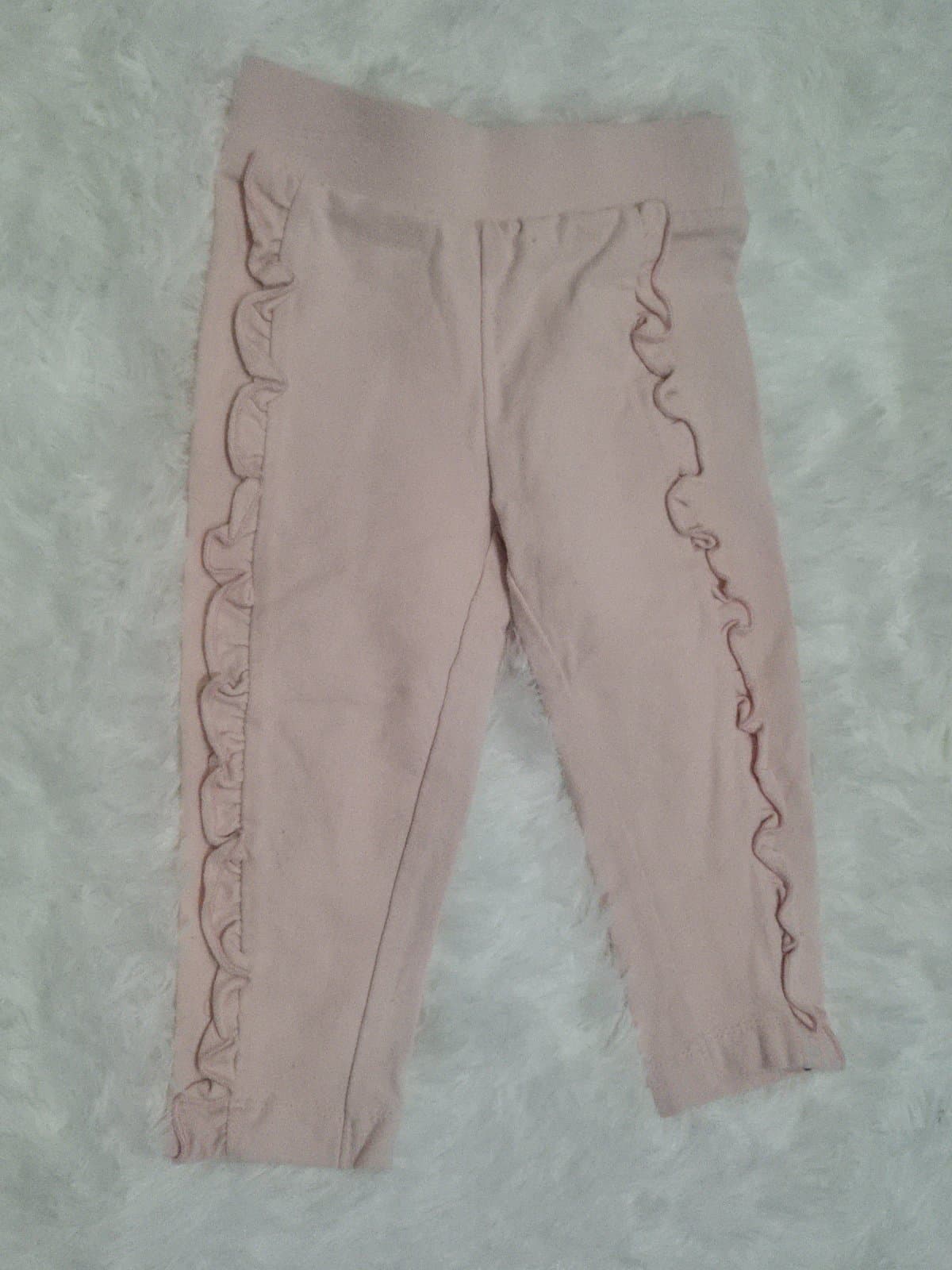 Leggings Carter’s rosa con olanes