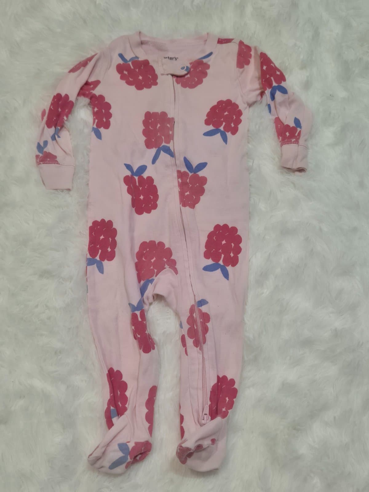 Mameluco Carter’s rosa con estampado floral
